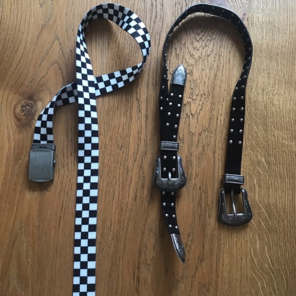 checkered brandy belt!!